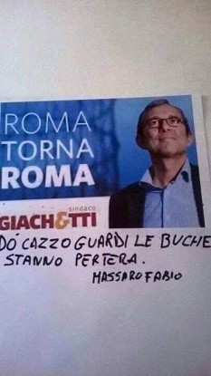 Manifesti, Giachetti dove guardi?