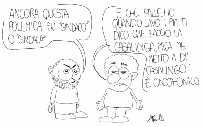 Sindaco o sindaca