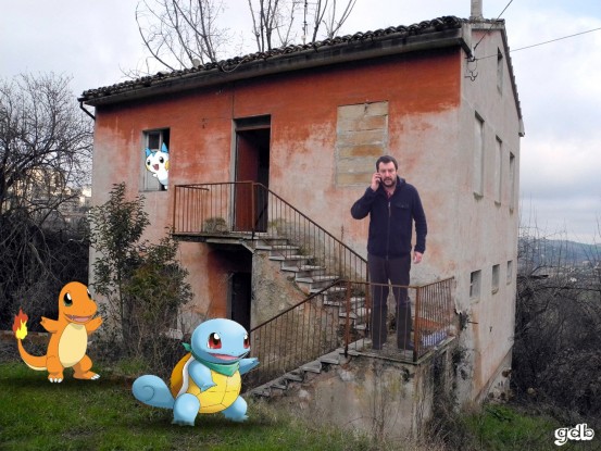 Salvini trova una casa occupata dai Pokemon