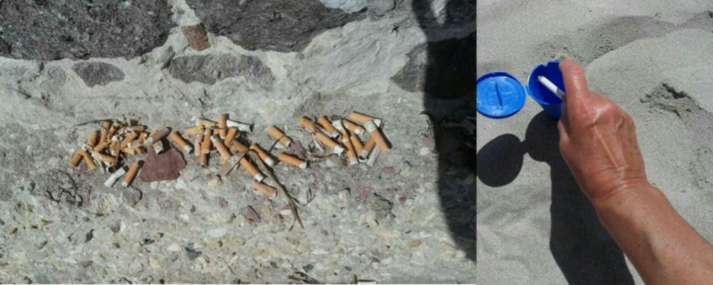 Una soluzione per i mozziconi sulla spiaggia