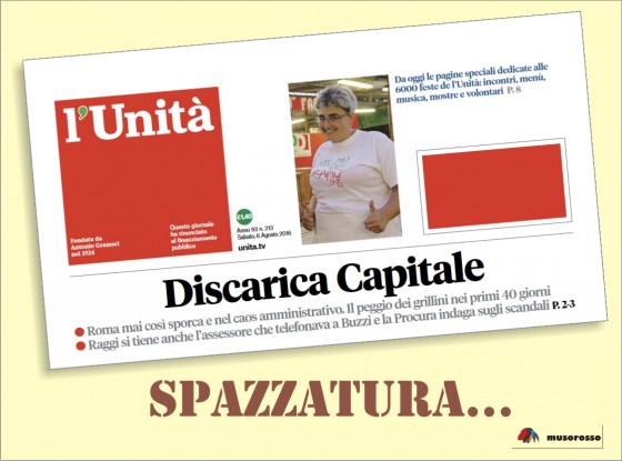 Molta spazzatura, specialmente nelle edicole