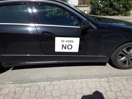 Io Voto No car