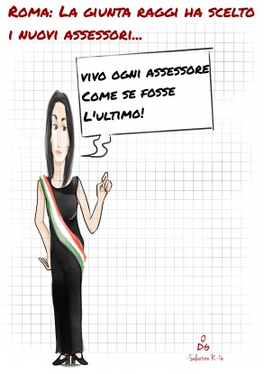 Roma: la giunta Raggi ha scelto i nuovi assessori [VIGNETTA]