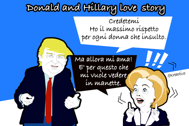 La love story tra Trump e Clinton