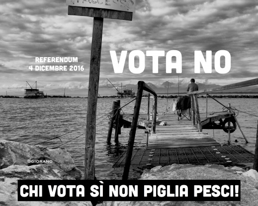 Chi vota sì non piglia pesci! #PerchéNo
