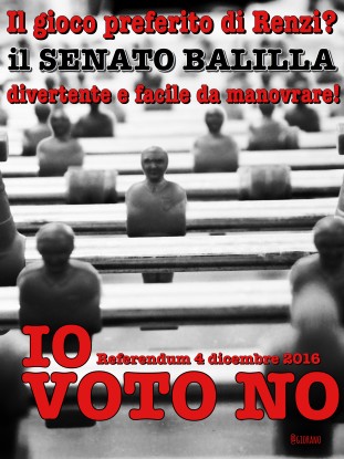 NO al Senato Balilla di Renzi!