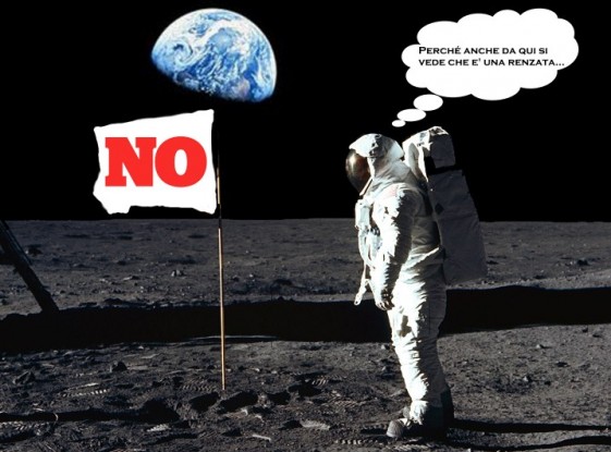 #PerchéNo, anche dalla Luna