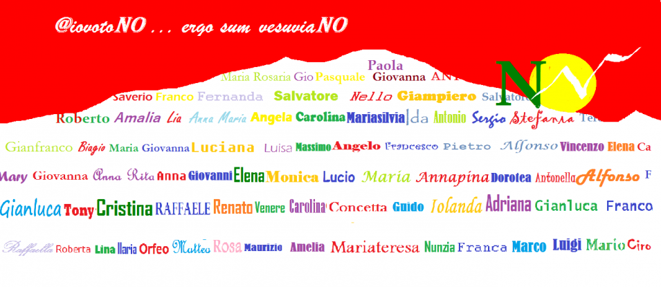 #PerchéNo dal Sud. Sono vesuviaNO