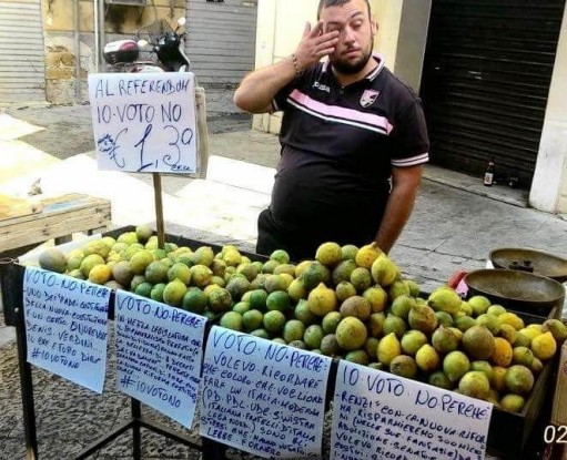 #PerchéNo, difendere la Costituzione al mercato di Ballarò