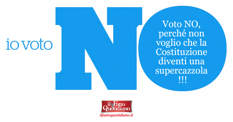 Diteci i vostri #PerchéNo (mancano 49 giorni al referendum)