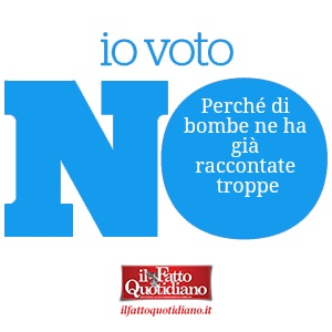 Diteci #PerchéNo (-63 giorni al referendum)