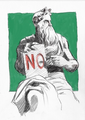 Mosé per il No