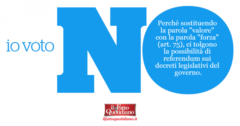 Referendum, rinvio o meno noi continuiamo a gridare i nostri #PerchéNo (-31 al 4 dicembre)