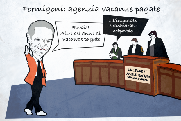 Formigoni: una vita in vacanza [VIGNETTA]