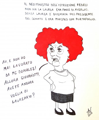 Ministero della poca istruzione. Avete ancora voglia di laurearvi? [VIGNETTA]