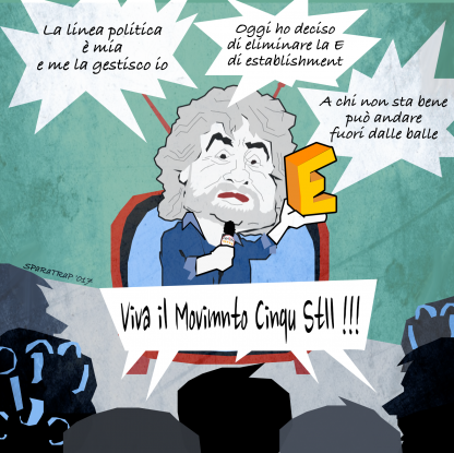 Grillo e i problemi di linea [VIGNETTA]