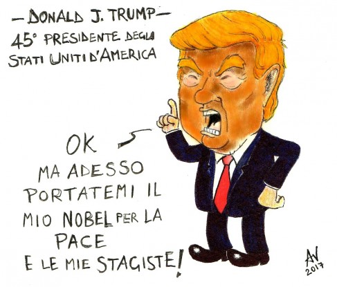 Le prime richieste del presidente Trump [VIGNETTA]