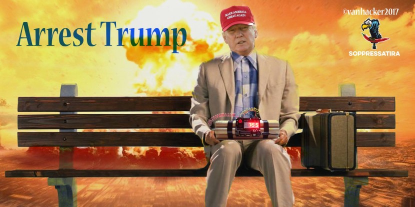 Arrest Trump [FOTOMONTAGGIO DA RIDERE]