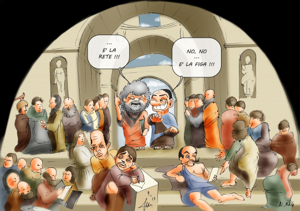 Grillo vs. Berlusconi: trova le differenze [VIGNETTA]