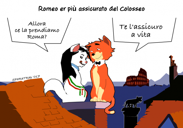 Romeo, er più assicurato del Colosseo [VIGNETTA]