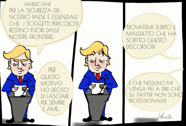 Trump e il vero pericolo per gli Usa [VIGNETTA]
