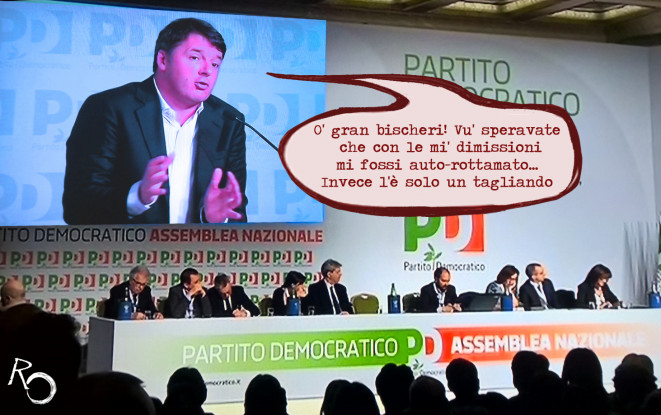 Scissione Pd, speranze deluse [FOTOMONTAGGIO]