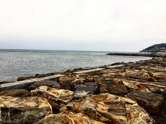Il mare d’inverno (a Sanremo) [FOTO]