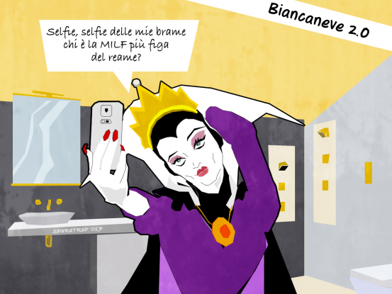 Selfie-mania, lo specchio dei nostri tempi [VIGNETTA]
