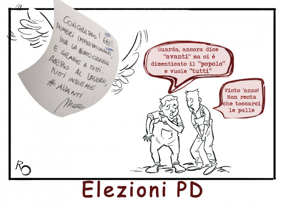 Matteo Renzi e il pizzino inquietante [VIGNETTA]
