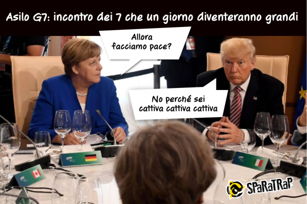 Asilo G7: questi 7 Grandi piccoli piccoli [VIGNETTA]