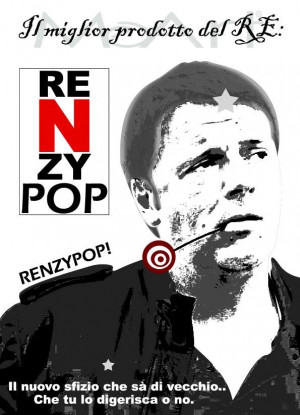 Renzi, the king of pop [FOTOMONTAGGIO]