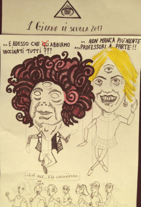 Le ministre nel primo giorno di scuola [VIGNETTA]