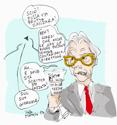 Mai mettere insieme zanzare e Feltri [LA VIGNETTA]