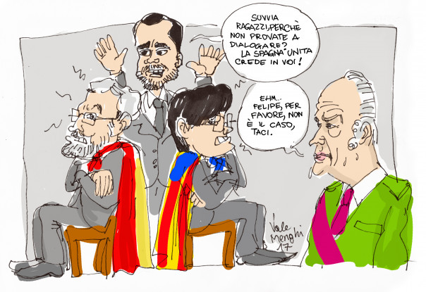 Dialogo impossibile fra Catalogna e Madrid [VIGNETTA]