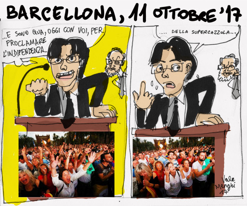 Catalogna, l’indipendenza della supercazzola [VIGNETTA]