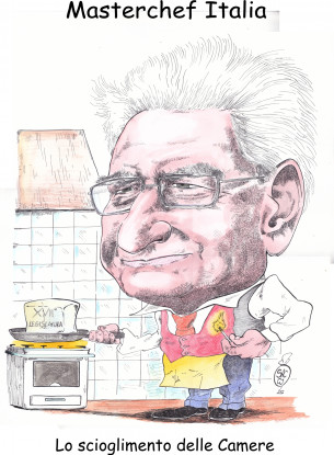 Mattarella scioglie le Camere [VIGNETTA]