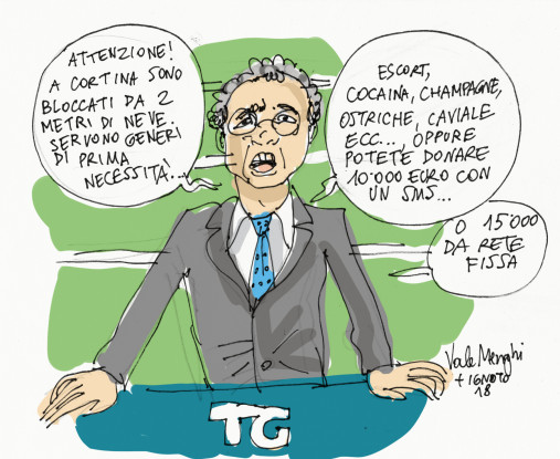 Mentana: strane notizie da Cortina [vignetta]