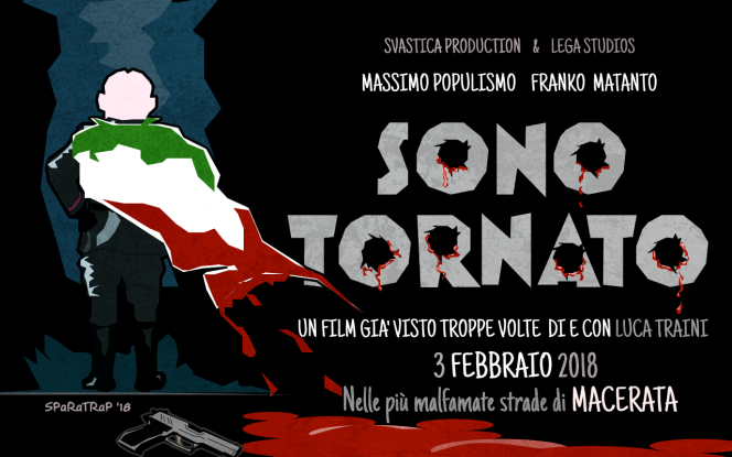 Luca Traini, un film già visto [Fotomontaggio]