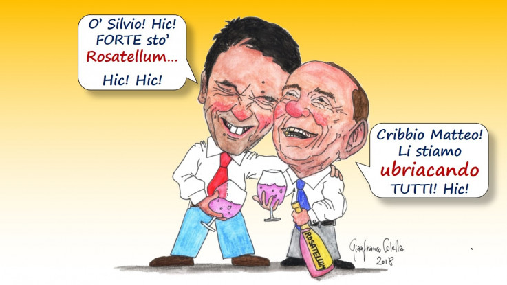 Rosatellum 2.0, occhio alla sbronza [VIGNETTA]