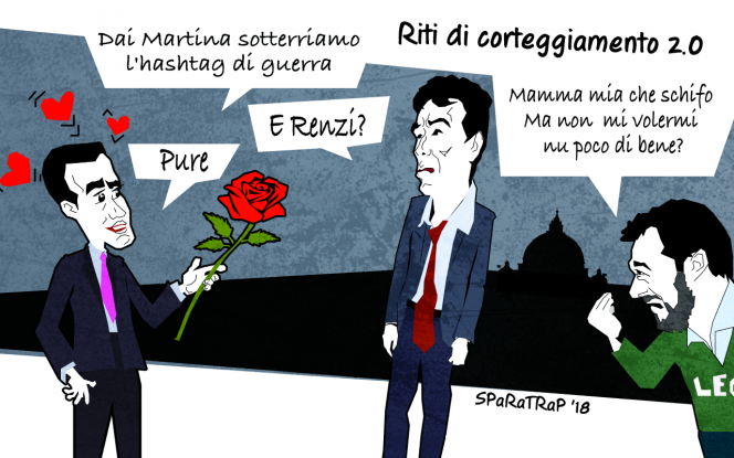 Di Maio farfallone amoroso [VIGNETTA]