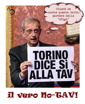 Il No-TAV involontario di Fassino [VIGNETTA]