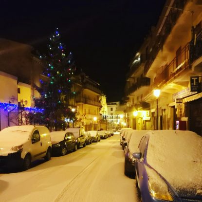 Neve a San Piero Patti (Messina)