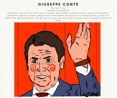 Un burattino: dal dizionario di Strasburgo