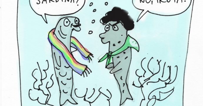 La sardina e il trota [VIGNETTA]