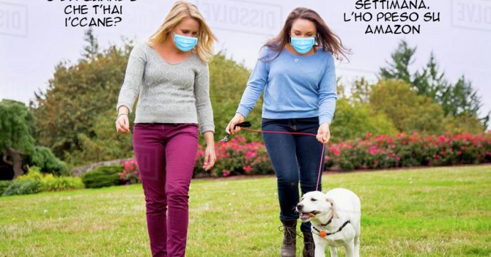 Covid19, chi ha scelto un cane per amico [VIGNETTA]