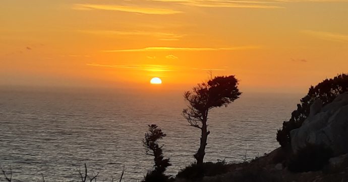 Un tramonto speciale in quest’angolo della Sardegna