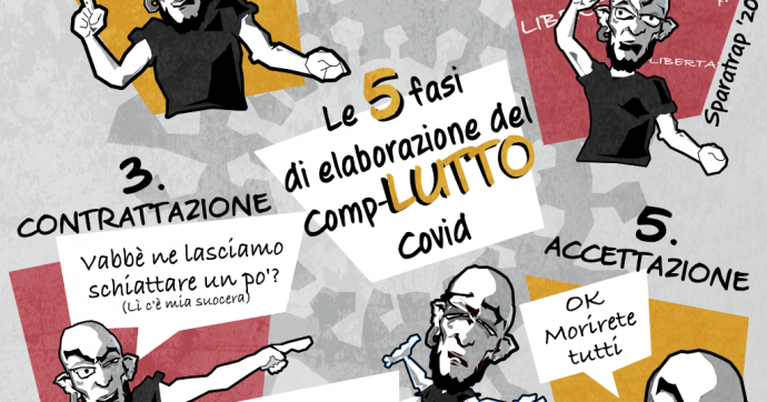 Le 5 fasi del complottista [La Vignetta]