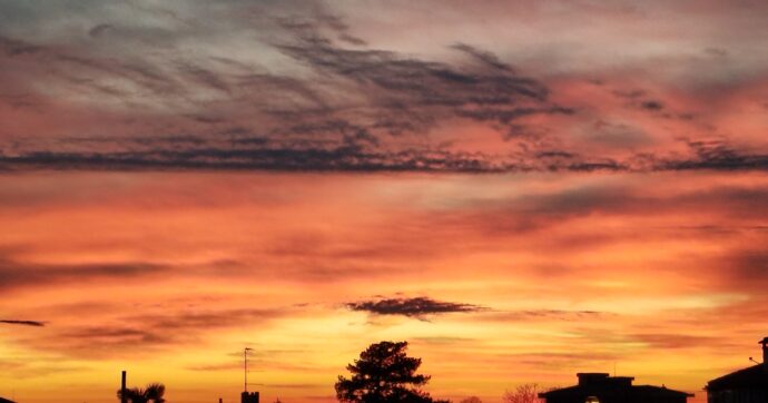 Tramonto a Cervignano del Friuli (Udine)